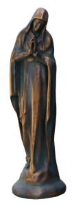 Figura Matki Bożej Stylizowanej, materiał żywiczny, wysokość 75 cm