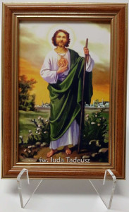 Obraz w ramie Św. Juda Tadeusz, 12,5 x 17,5 cm