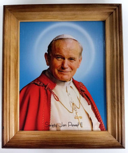 Obraz w ramie Jan Paweł II 27 x 32