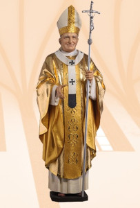 Figura Ojca Św. Jana Pawła II (kolorowy)