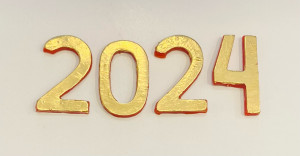 Cyfry do paschału 2024 - złote 