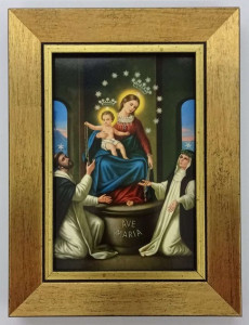 Obraz w ramie Matka Boża Pompejańska, 15 x 20 cm