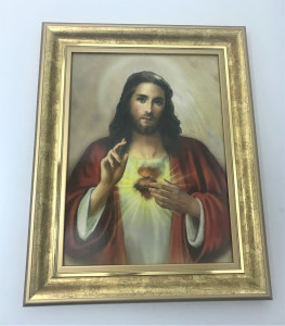 Obraz w ramie Serce Jezusa, 40 x 50 cm