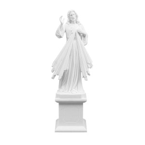 Figura marmuru Jezus Miłosierny 140 cm ręcznie rzeźbiona