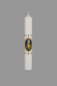 Świeca z Matką Boską Gromniczną, wysokość 30cm
