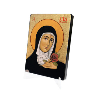 Święta Rita - ikona naklejana
