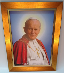 Obraz w ramie Jan Paweł II, 38 x 48 cm