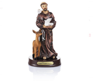 Figurka Św. Franciszek z Asyżu (15cm)
