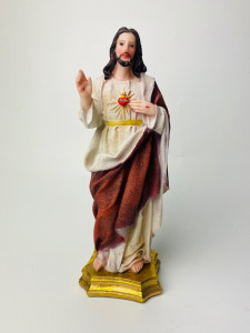 Figura żywiczna Najświętsze Serce Pana Jezusa - 28 cm