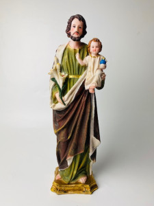 Figura żywiczna św. Józef z dzieciątkiem - 40 cm